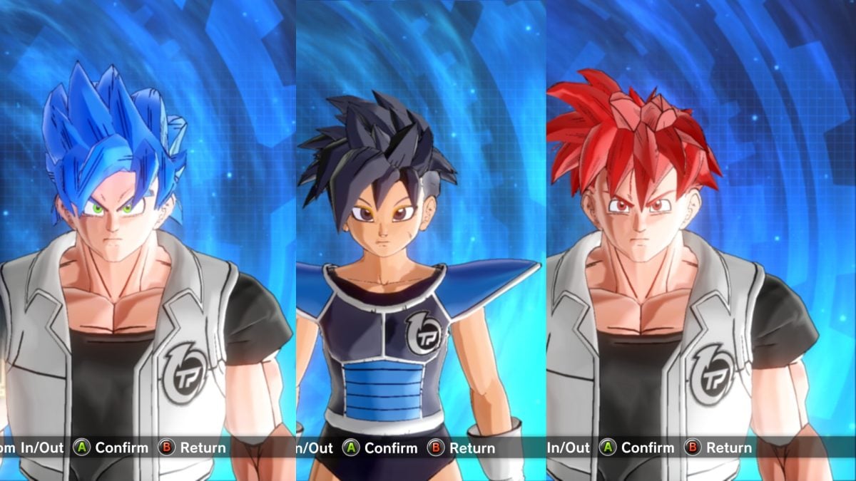 Custom Hairs For Cacs Xenoverse Mods