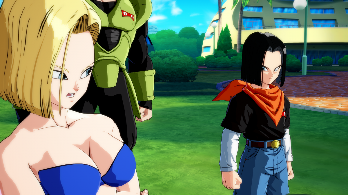 android 18 naked boobs
