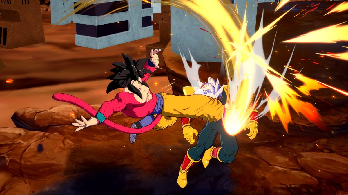 Super Saiyan 4 Goku over Gogeta 4 (1.1) – FighterZ Mods