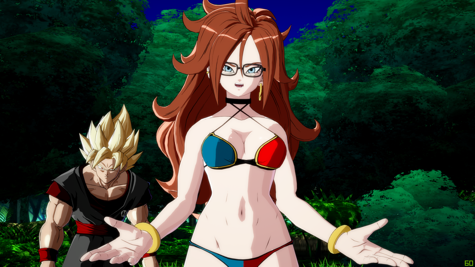 Android 21 Bikini Fighterz Mods