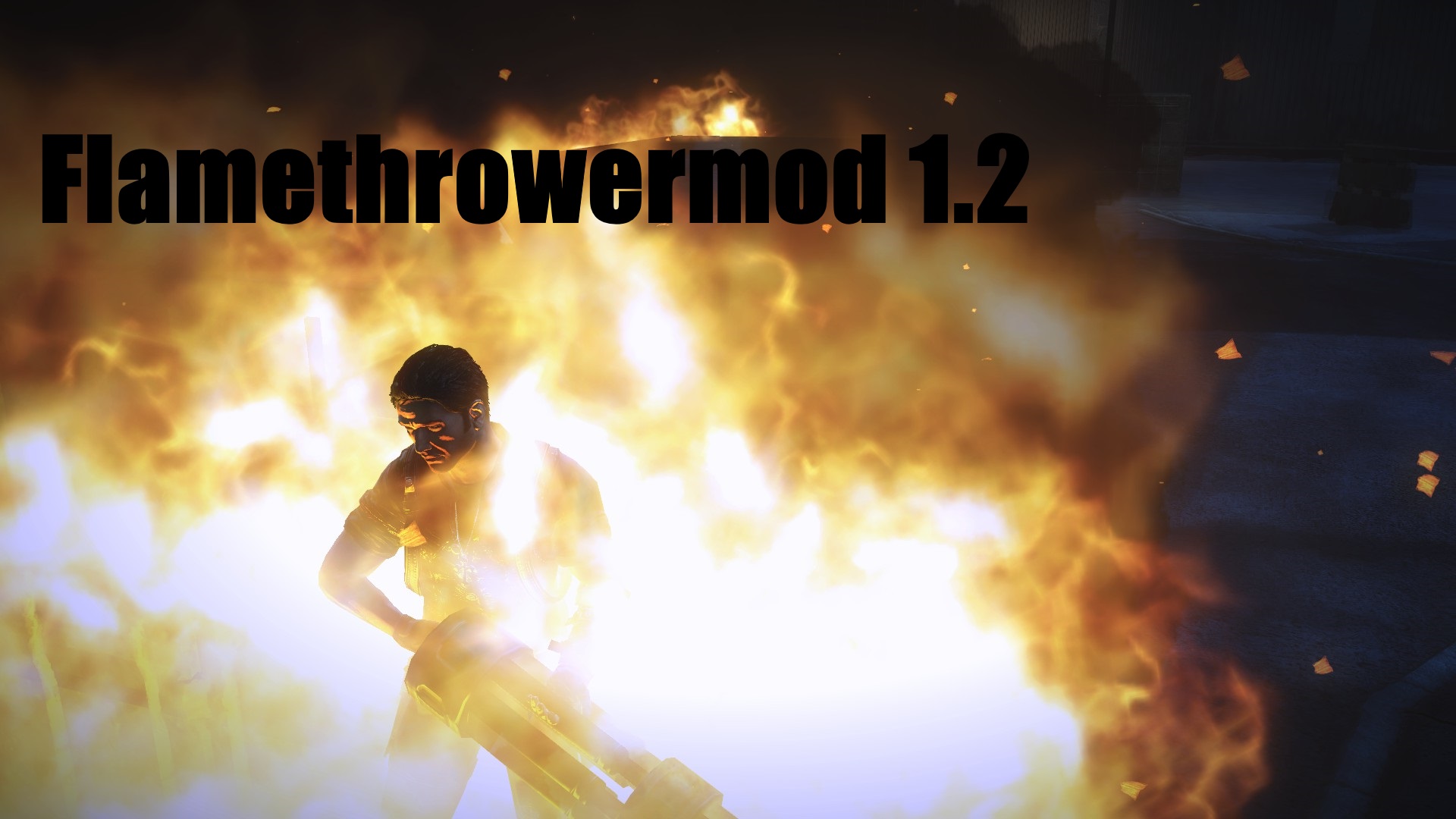 Flamethrower+new flags and textures