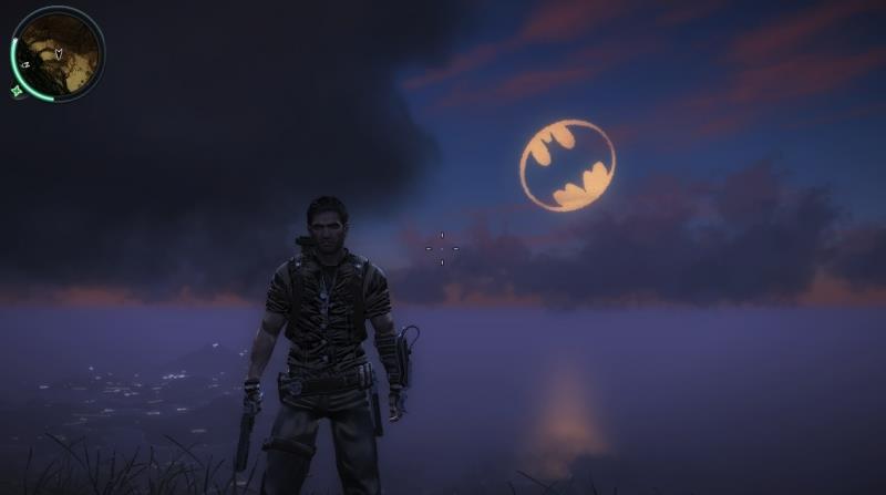 Batman Spotlight Moon
