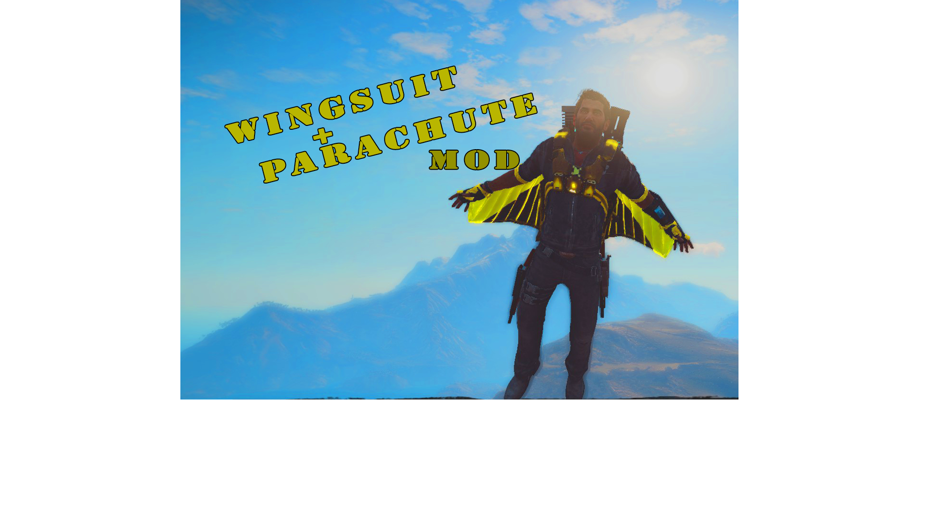 Wingsuit Skin “Golden-Lightstripe Yellow” (Sky-Fortress neccesary)