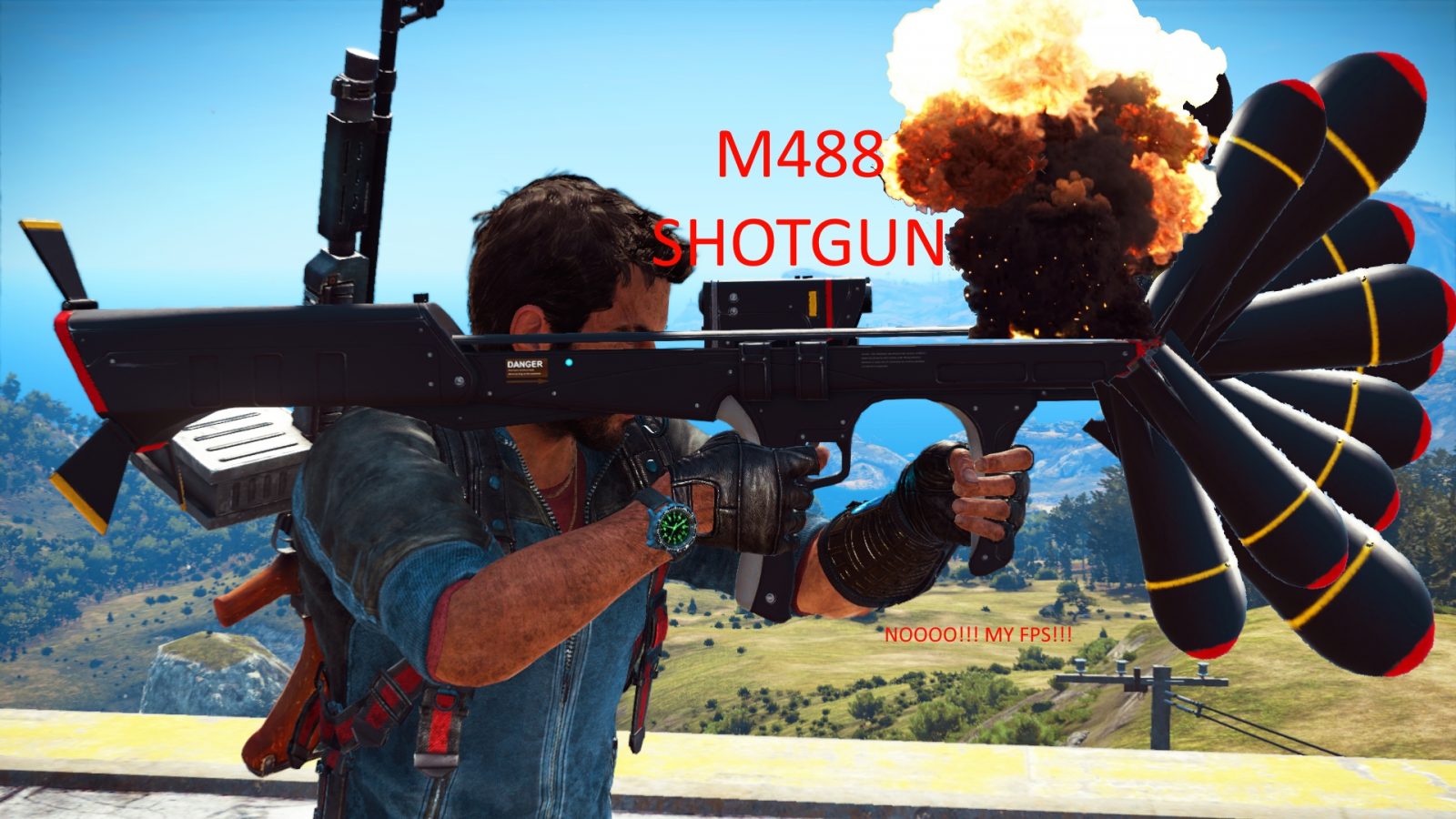 M488 SHOTGUN [+Extras] – Just Cause 3 Mods