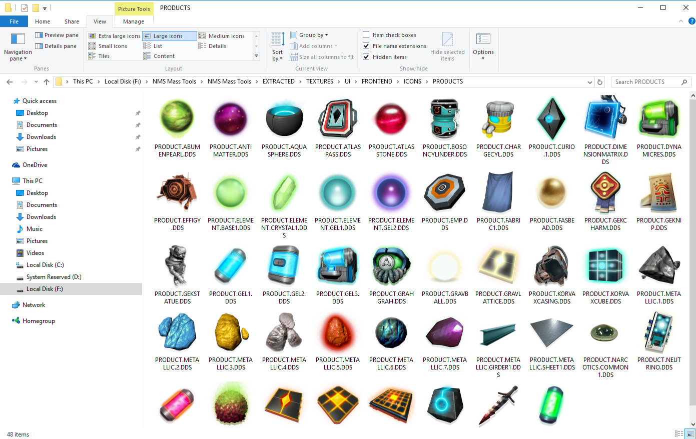 NMS Mass Tool Collection – Easier Extracting and Importing