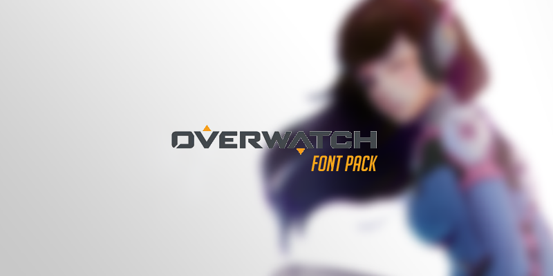 Overwatch Font Pack