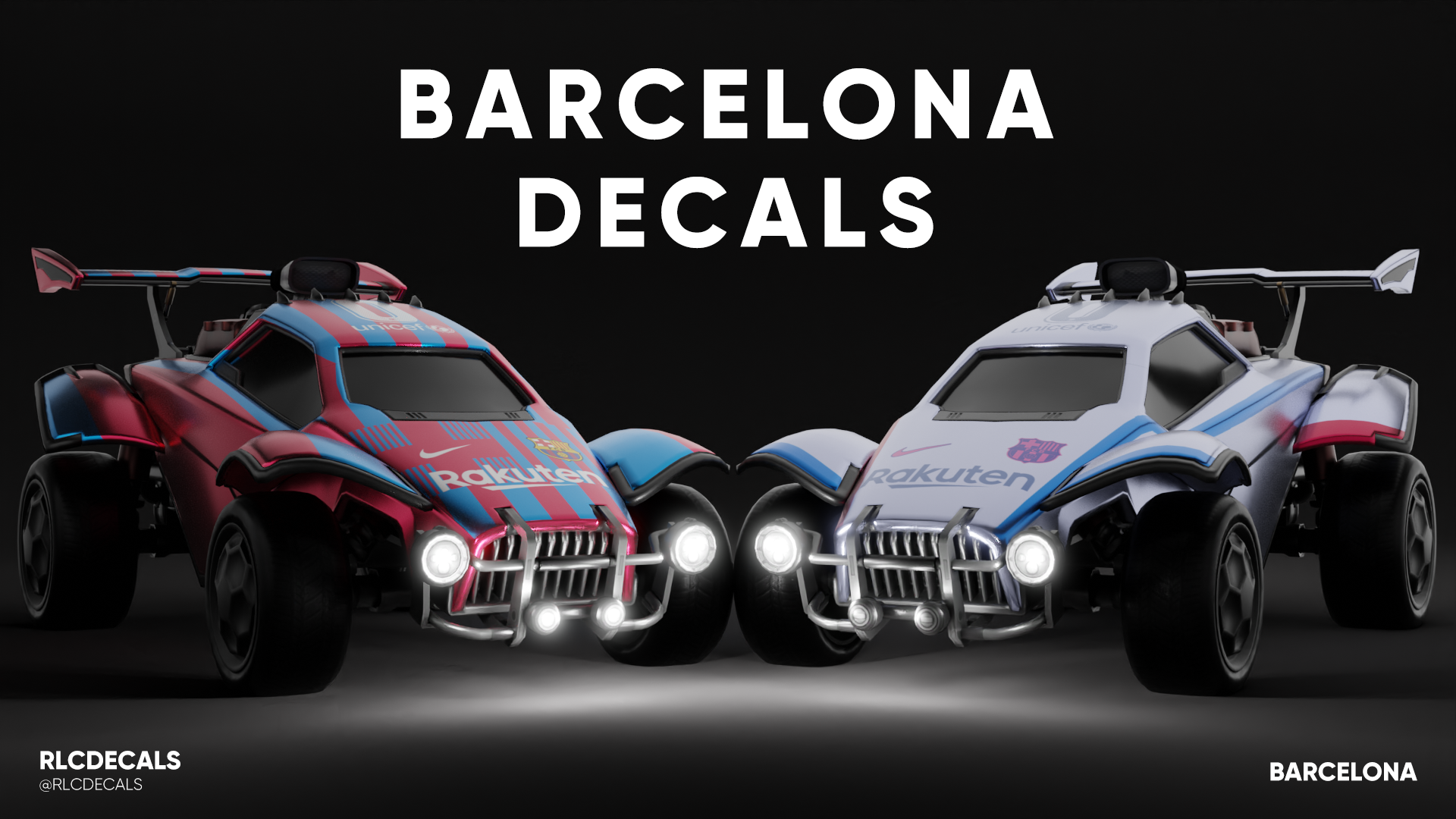 FC Barcelona Decal For Octane (Home/Away)