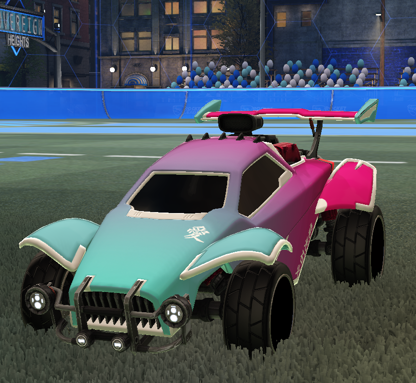 Blue and Pink Fade Octane