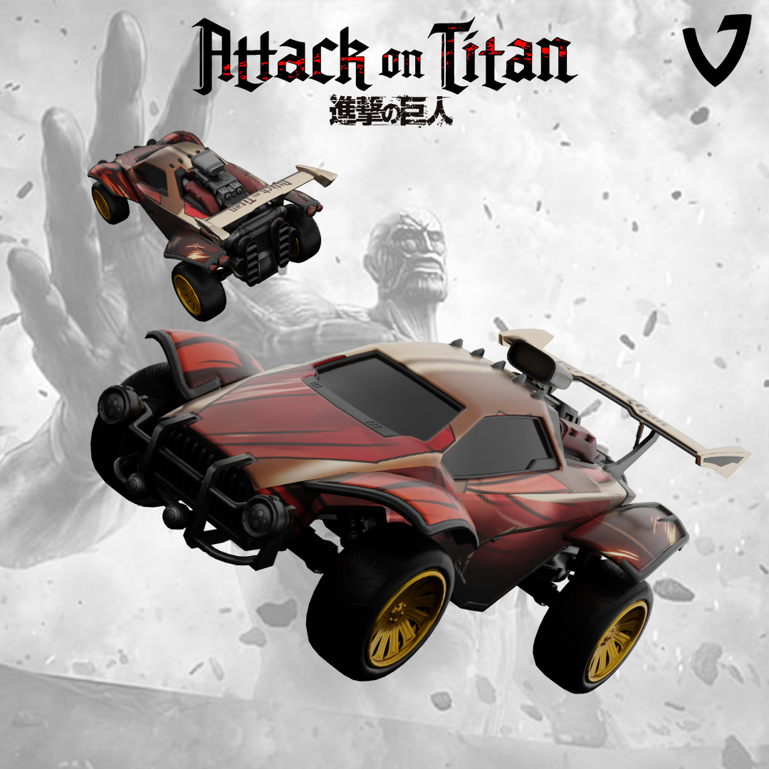 attack on titan GIANT octane decal