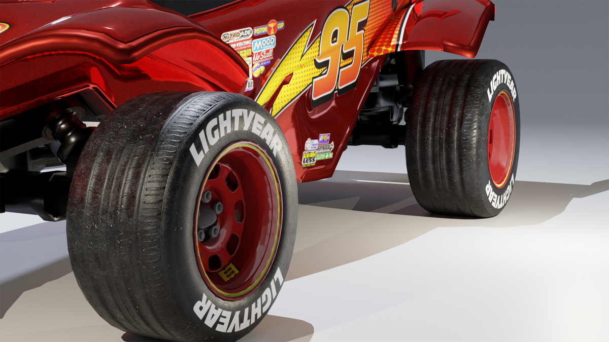Lightning McQueen Octane Decal (GLOWING ENGINE) – Rocket League Mods
