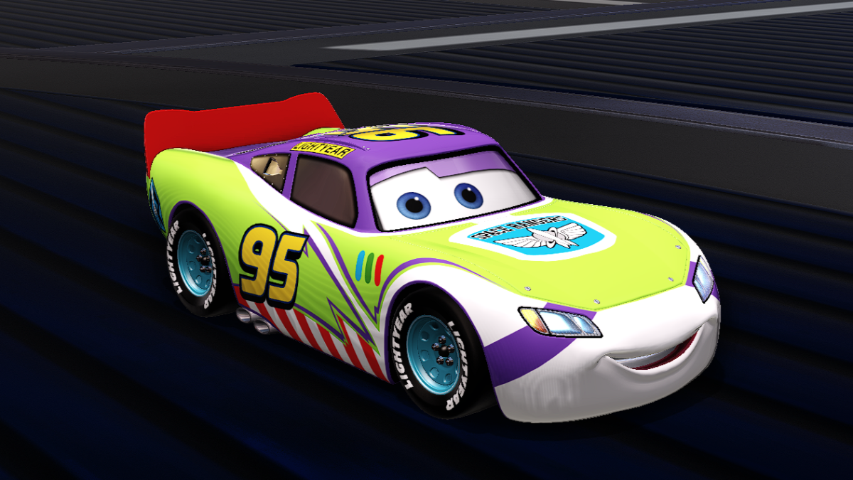 Buzz Lightyear Lightning McQueen Decal – Rocket League Mods