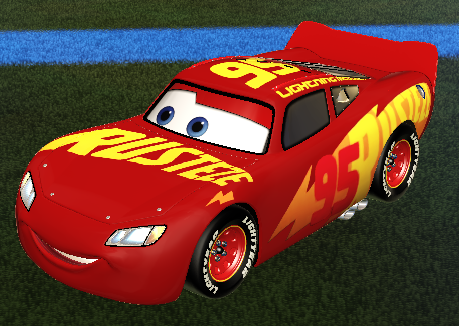 rust-Eze Racing Center Lightning McQueen