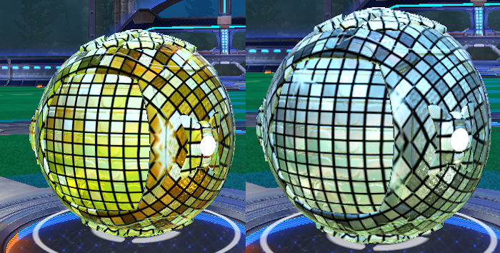 Disco ball- silver and gold