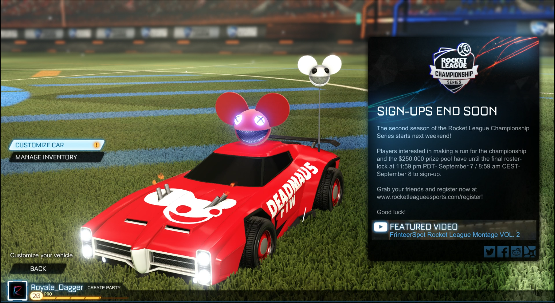 DEADMAU5 DECAL FOR THE DOMINUS