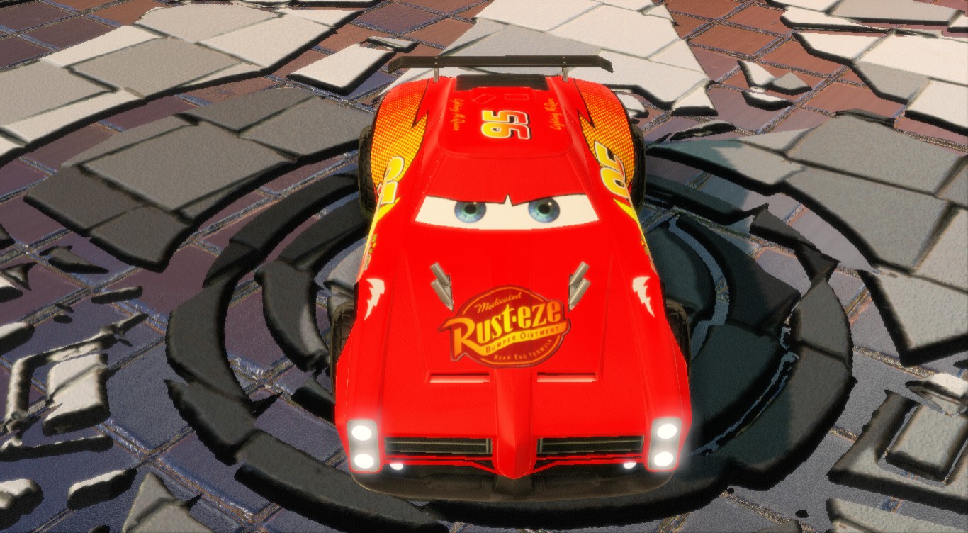 Lightning McQueen in Rocket League! 