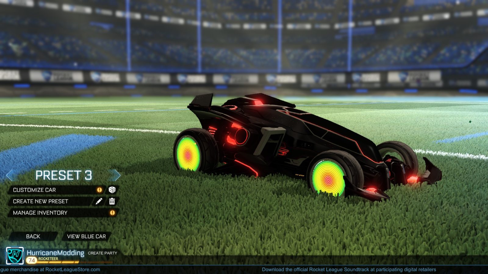 3 ZOMBA styles works also for painted – Rocket League