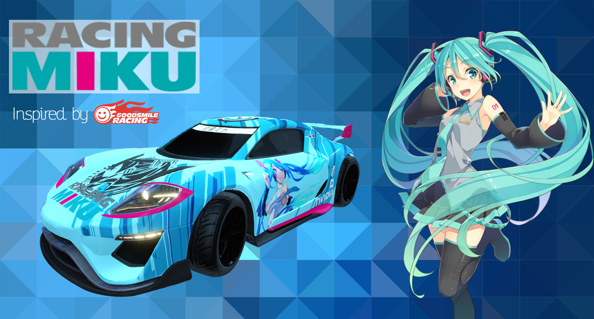 Racing Miku Jager Livery (Inspired By Goodsmile Racing)