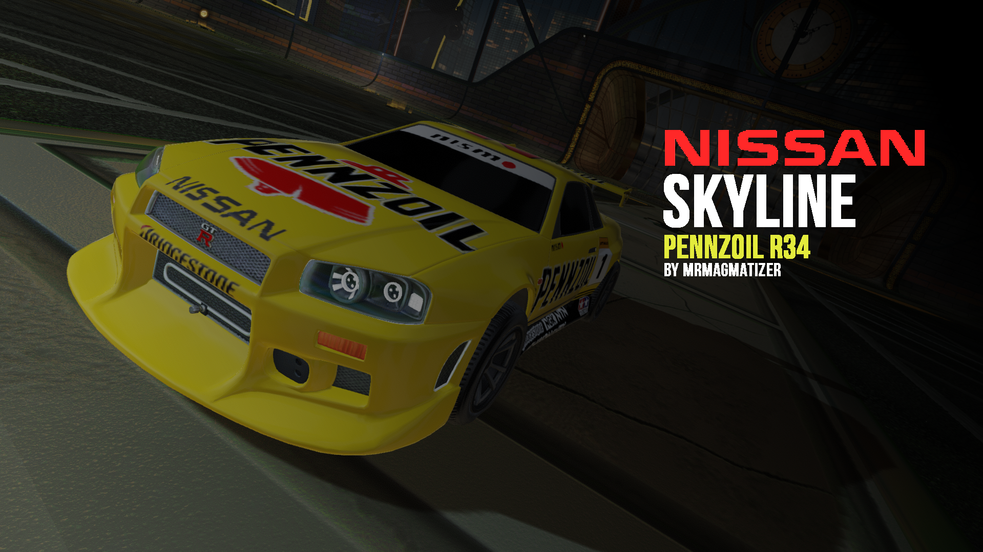Pennzoil r34 Nissan Skyline