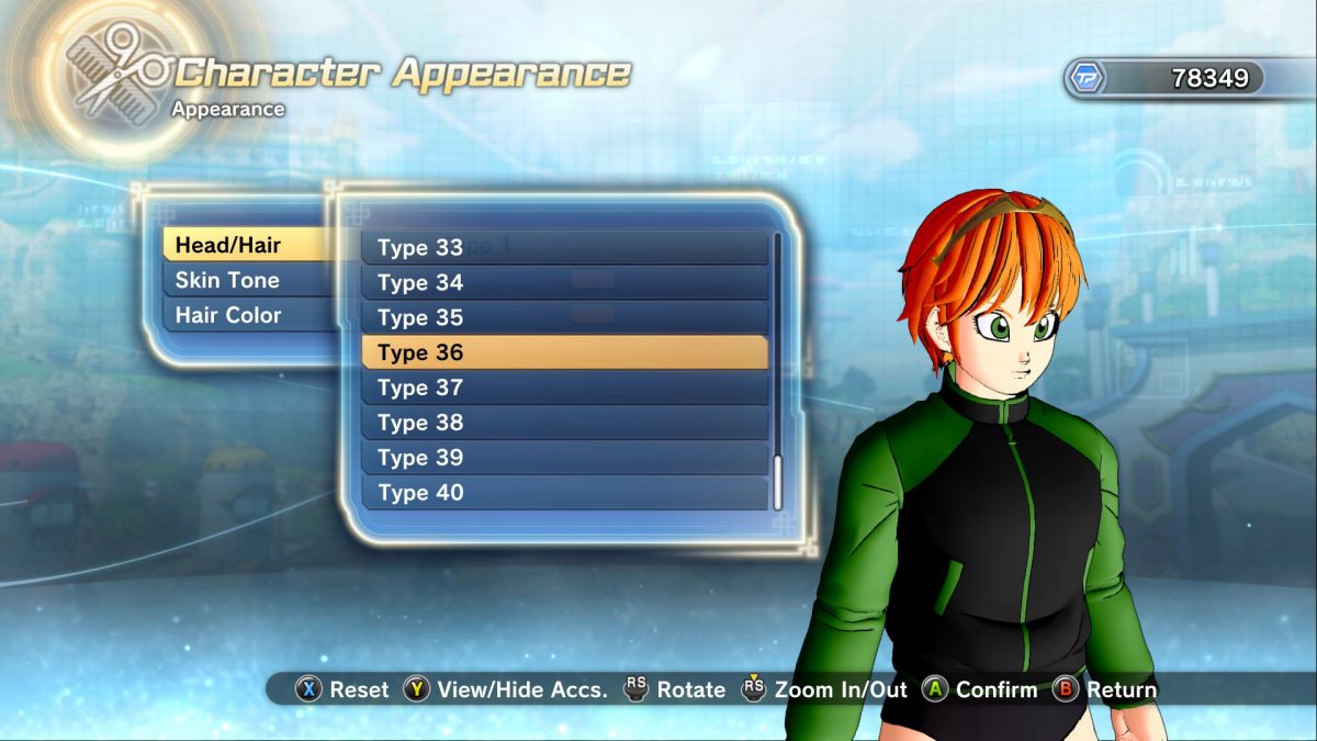 Hair ID list XV2 (With Pictures)