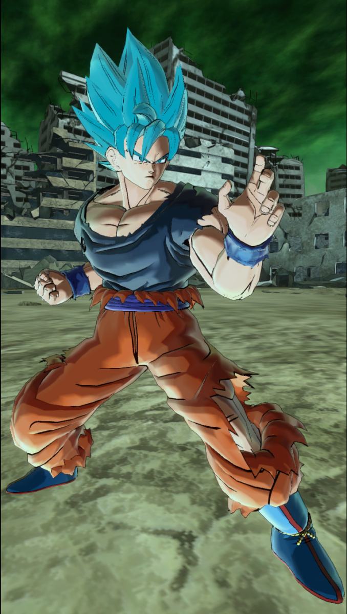 Future Trunks Super Saiyan Rage (Edited Sword) by 345boneshoss on