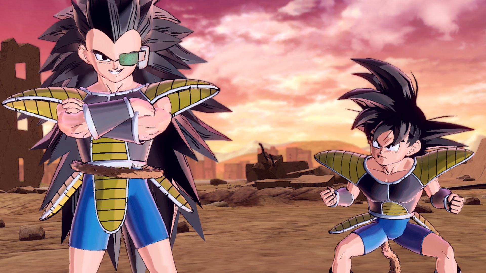 Kid Raditz and Kakarotto from DBS: Broly Movie
