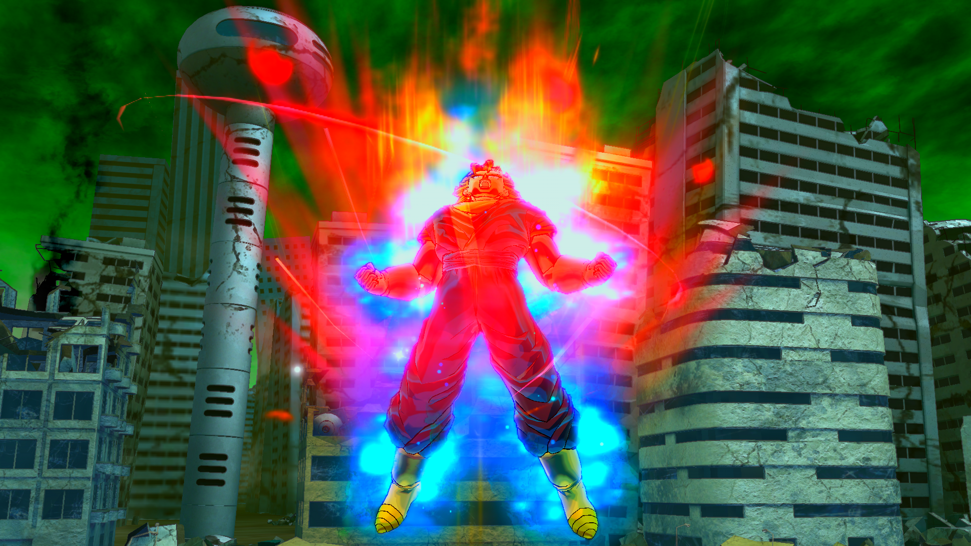 Vegito (Super Saiyan God Rage) TRANSFORMABLE