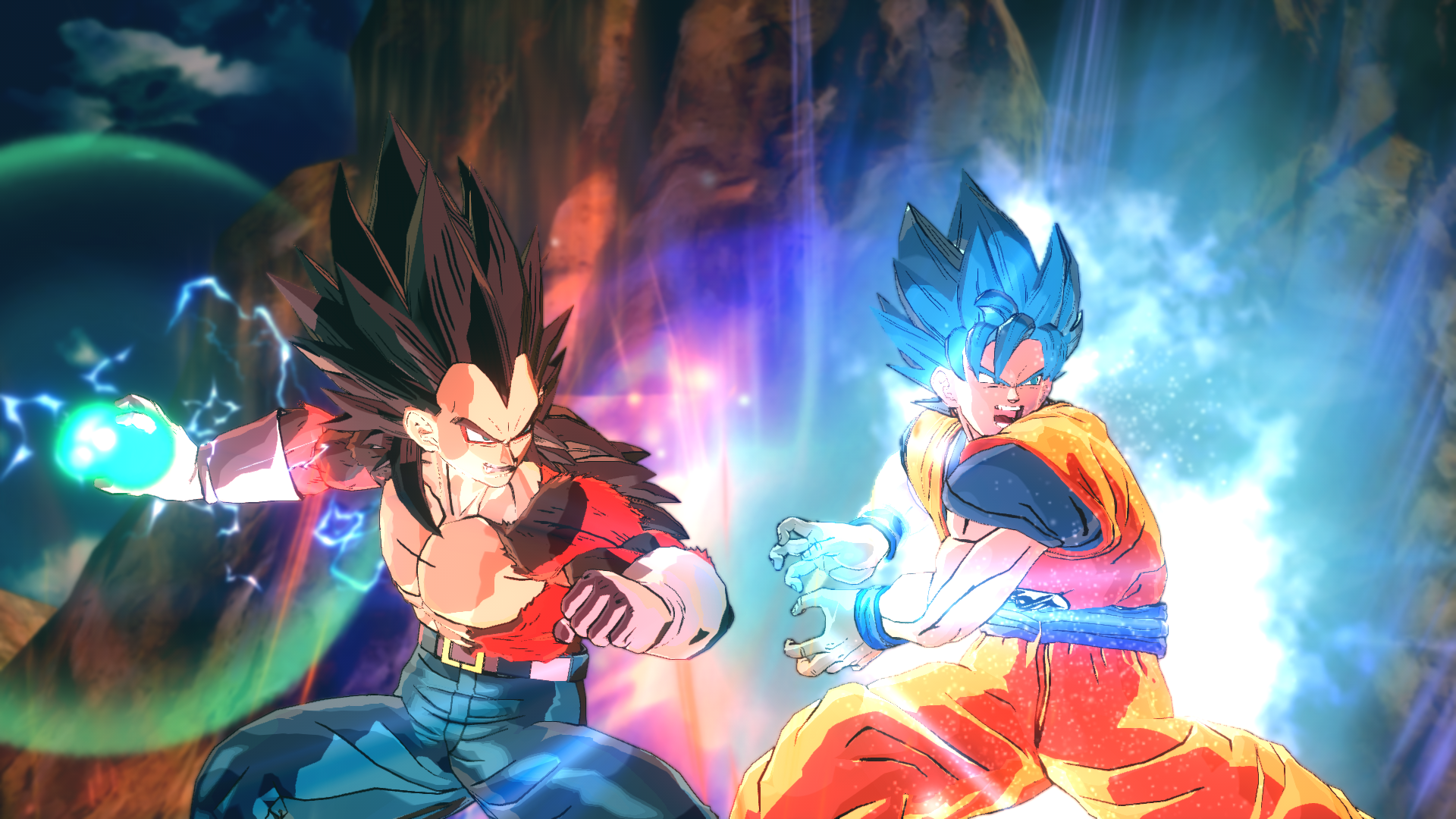 Dragon Ball Xenoverse 2 [MOD]  Goku (Universal Super Saiyan Blue) 