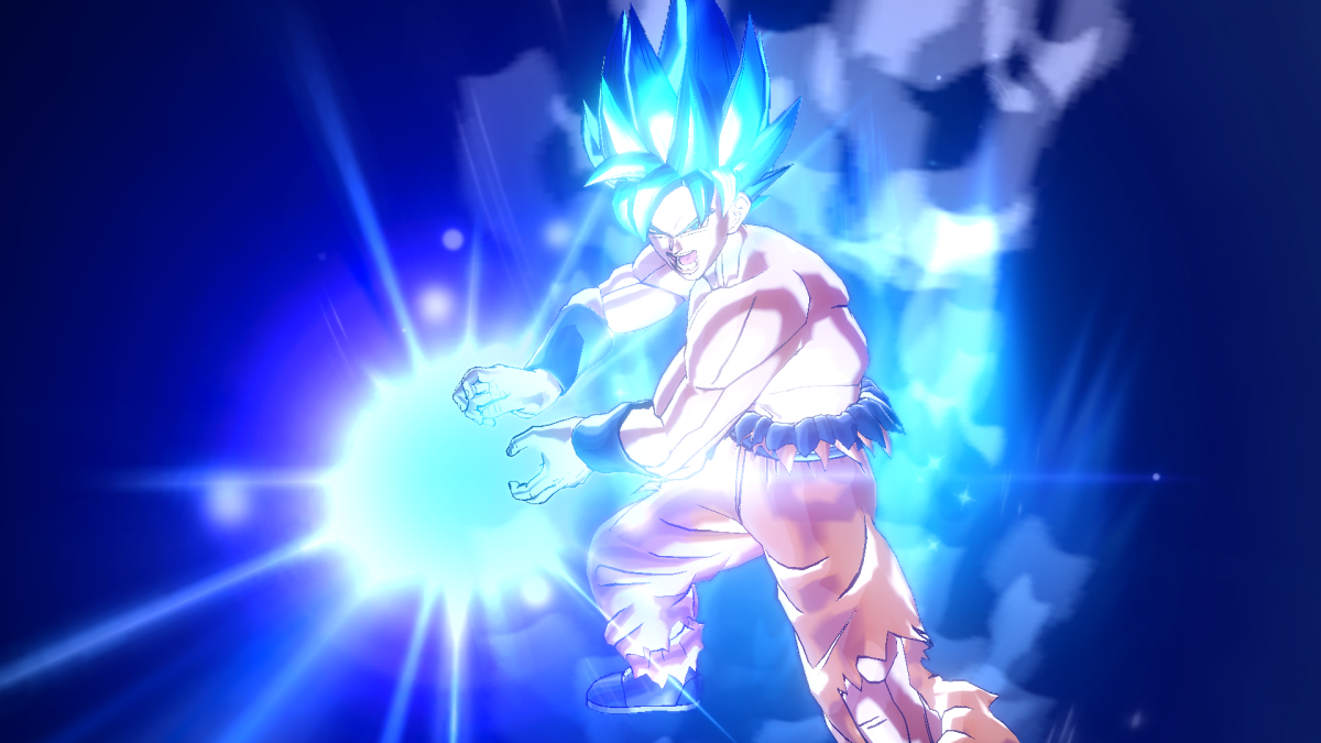 Quadro Dragon Ball Super - Goku Mod.31 (Ssj Blue) - Kiwy - Quadro