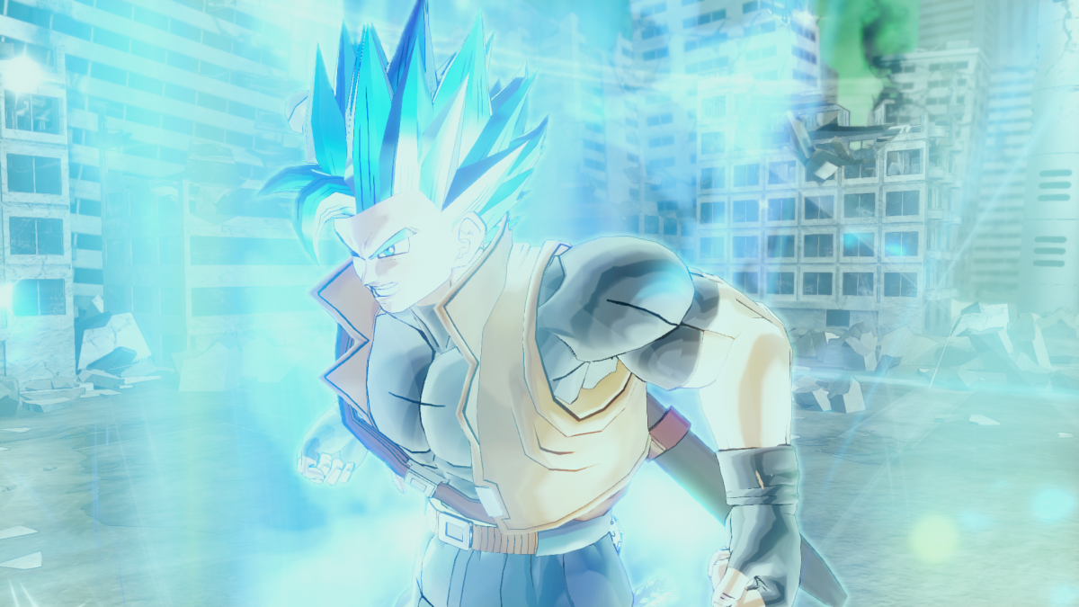 Super Saiyan Blue Gogeta from Dragon Ball Evolve