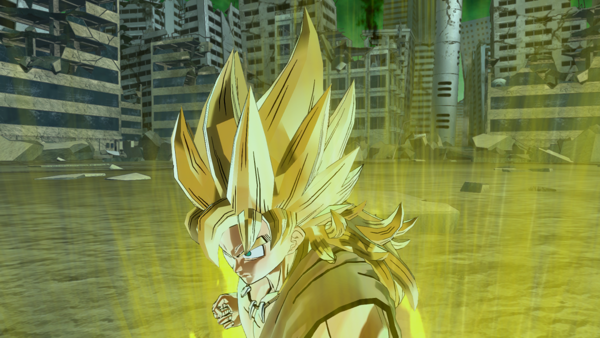 Goku with long hair - wide 2