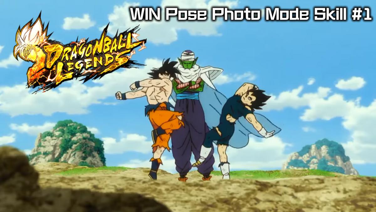 Download Dragon Ball Z characters pose confidently on a rocky landscape.  Wallpaper | Wallpapers.com