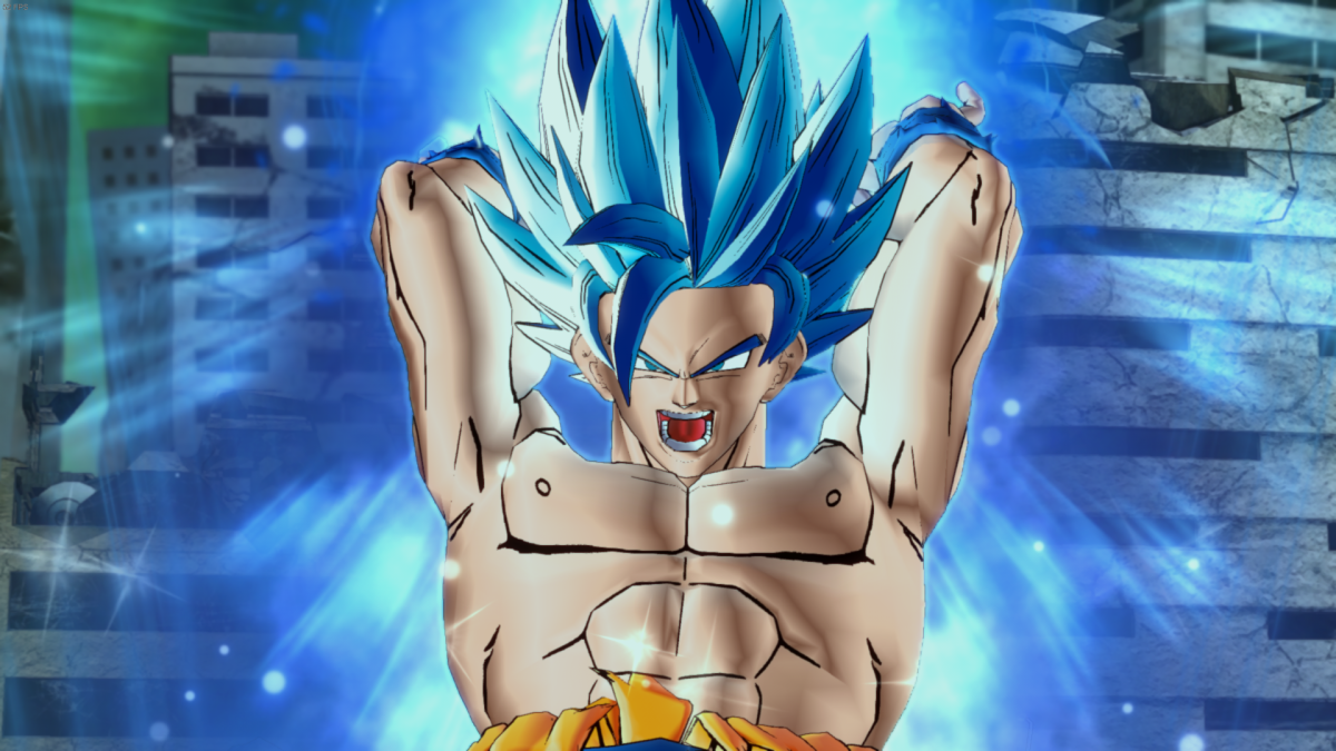 Goku ssj blue - Desenho de gulau - Gartic
