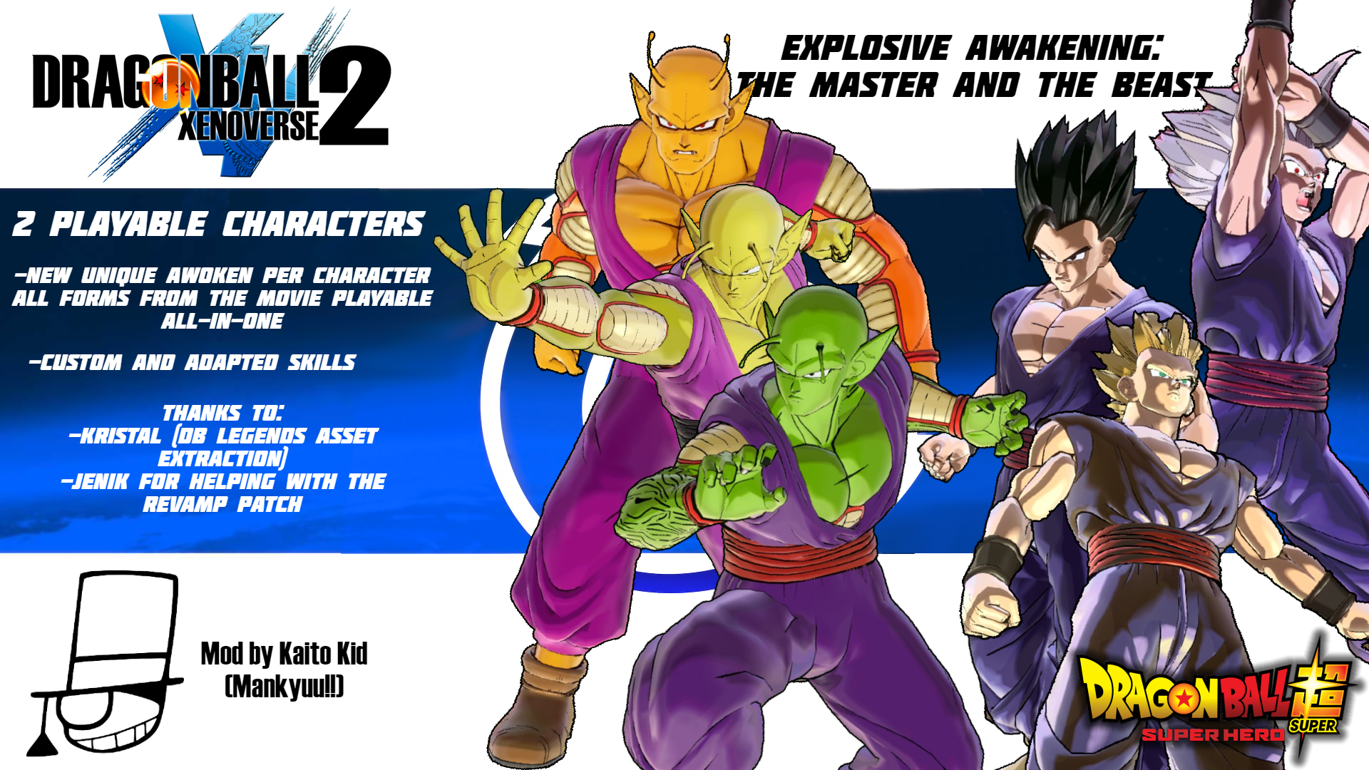 Explosive Awakening – The Master and The Beast (DBS Super Hero ModPack)