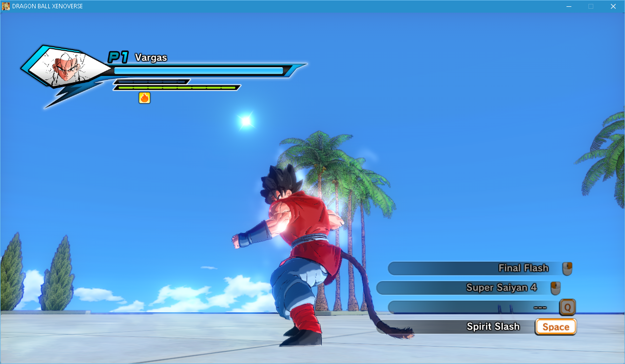 GT Goku Clothes/ whis symbol with tail Colorable Updated with ssj4 transformable bust