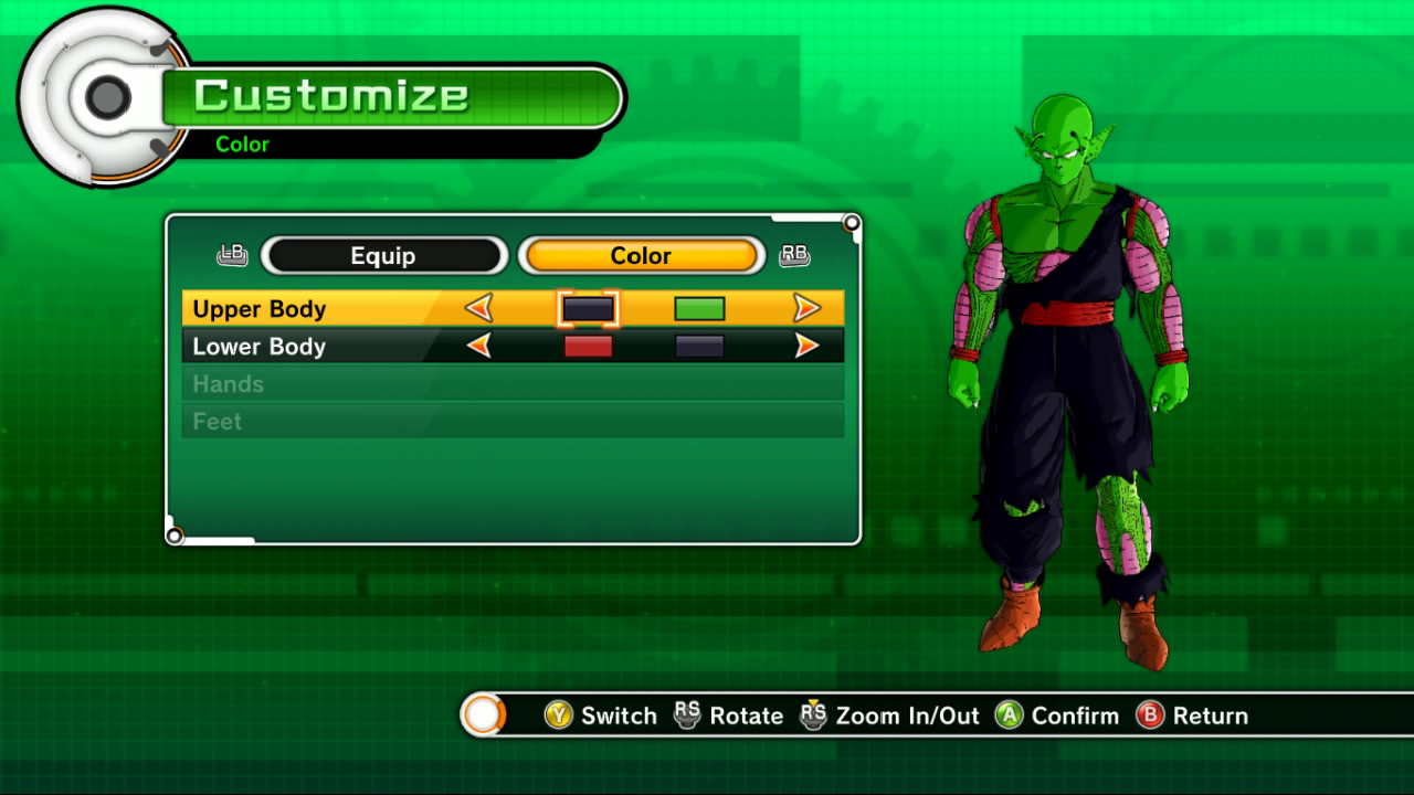 Piccolo Dammage outfit for namek race