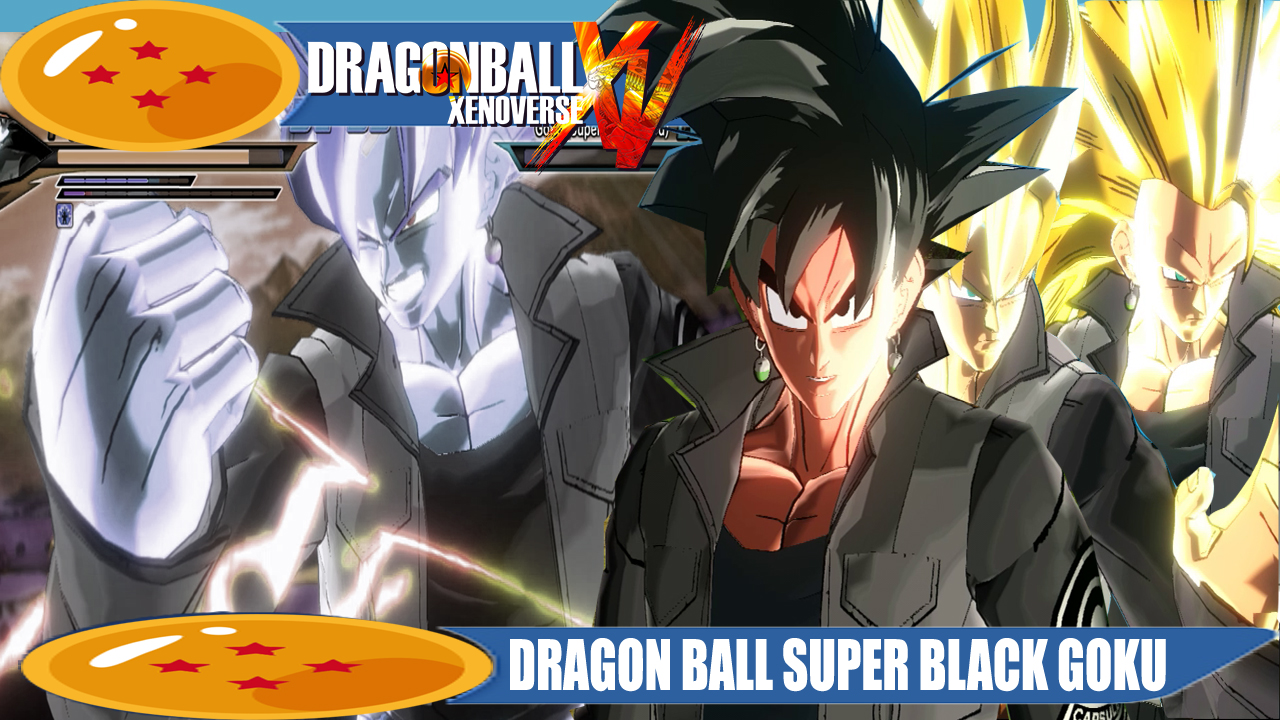 DRAGON BALL SUPER BLACK GOKU ALL TRANSFORMS SS1-2-3