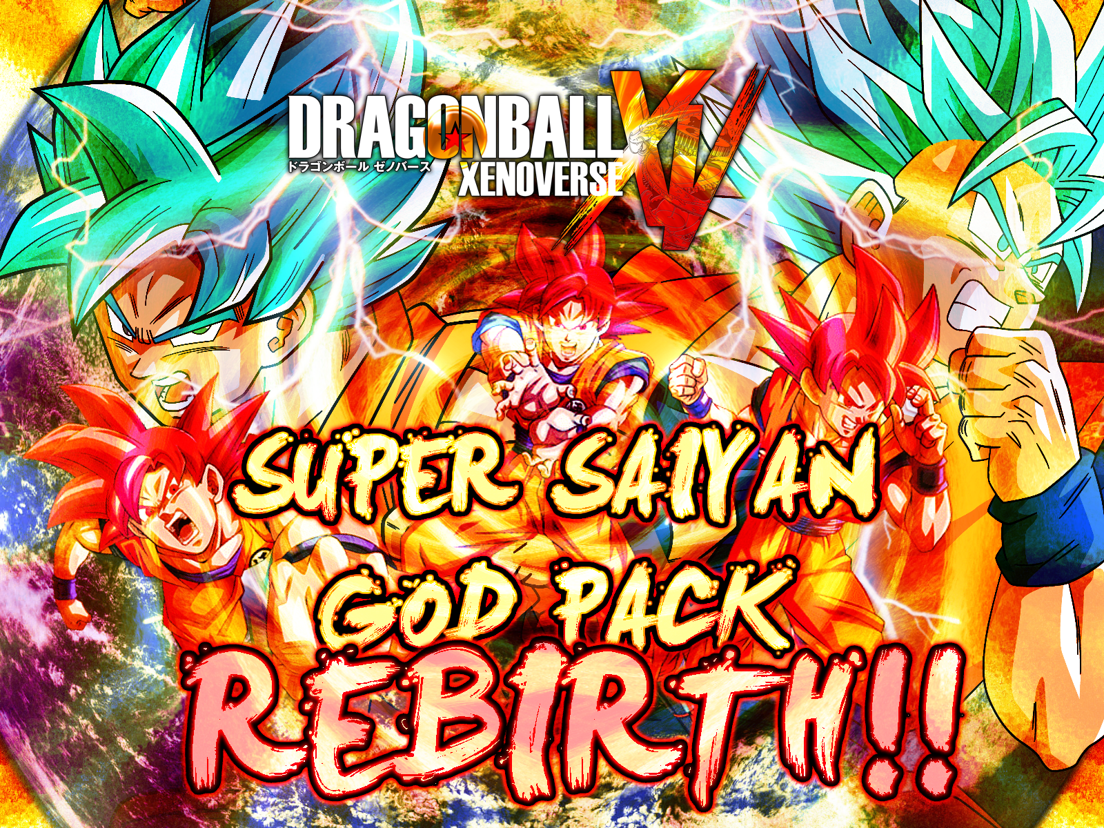 Back with a fresh coat of paint… God Goku SUMMER REBIRTH PACK