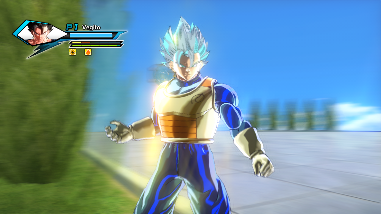 Vegito base form to ssj blue (vegeta style) beta version btw its my first mod feedback is really needed :)