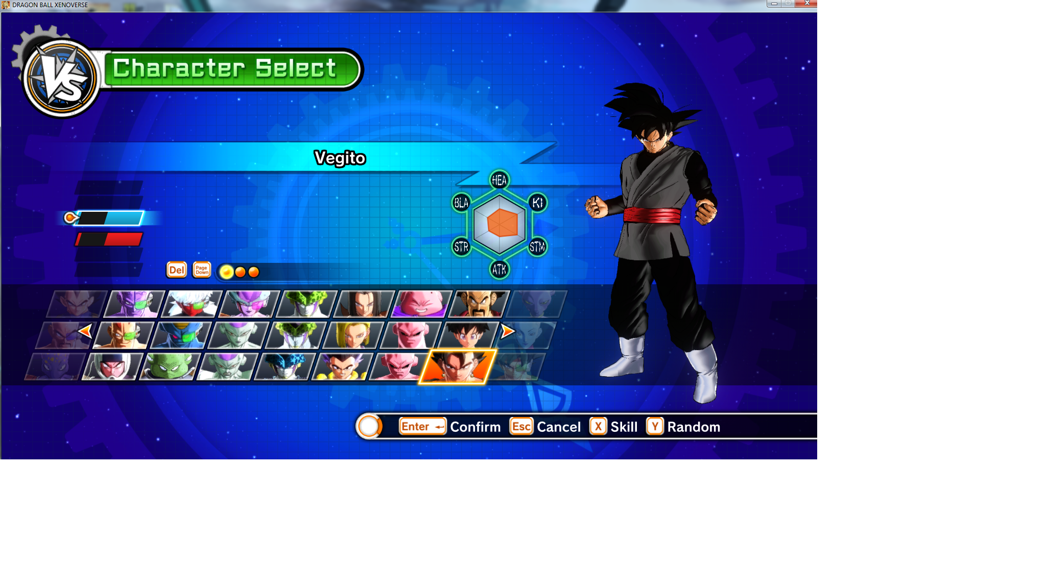 Black Goku DBS  (skills,names,z-soul)