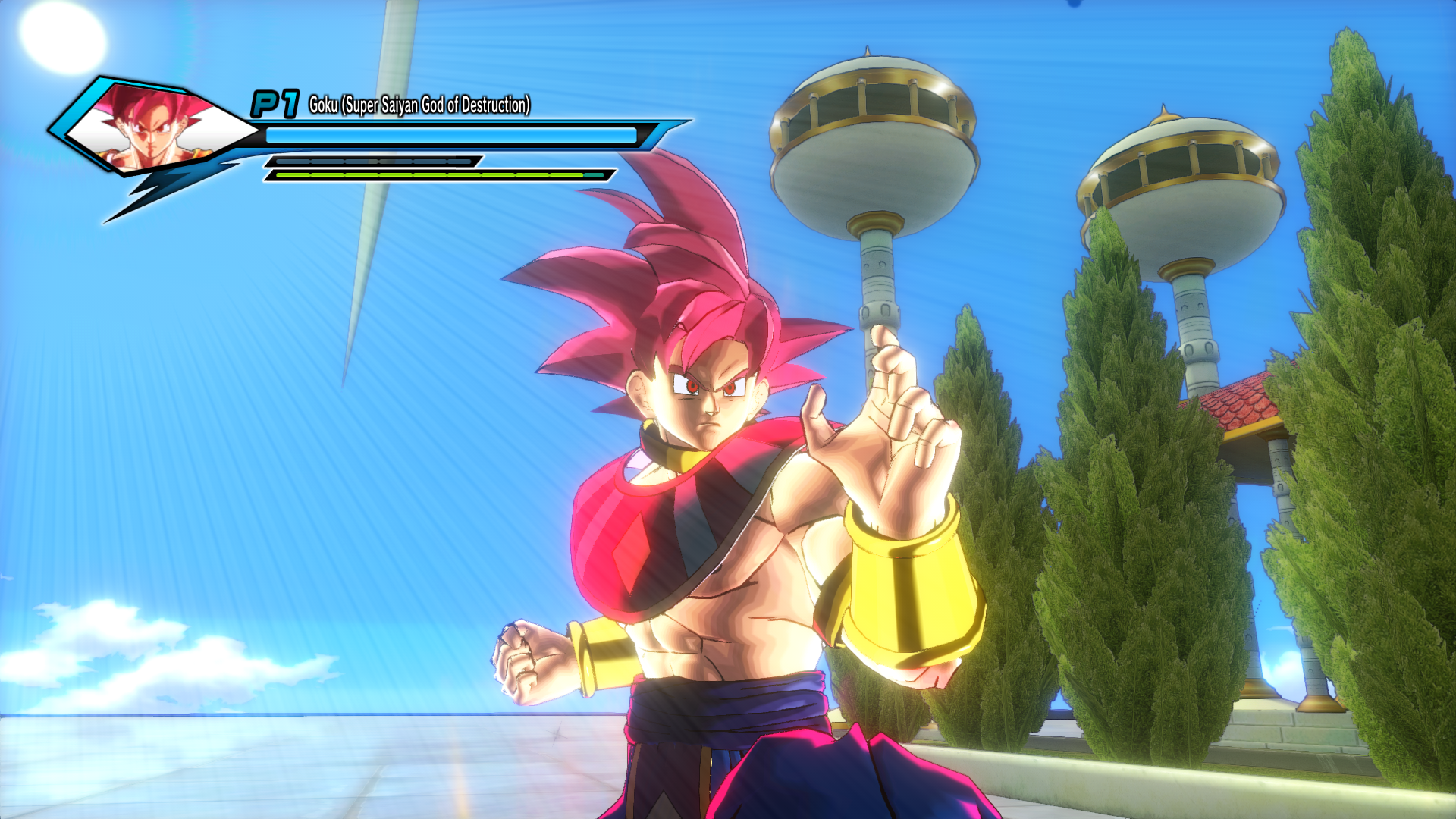 Goku super saiyan god of destruction