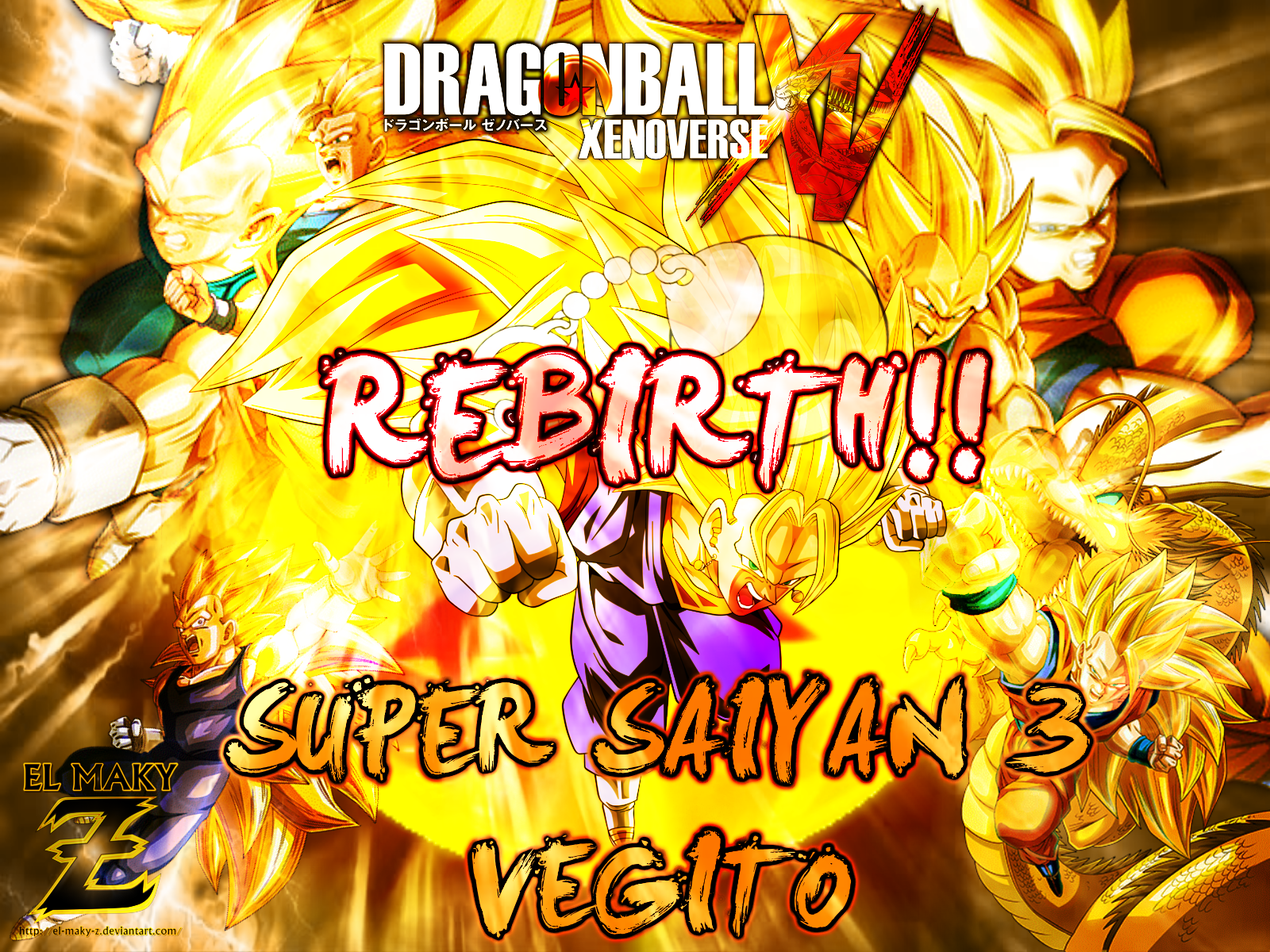 Super Saiyan 3 Vegito REBIRTH PACK