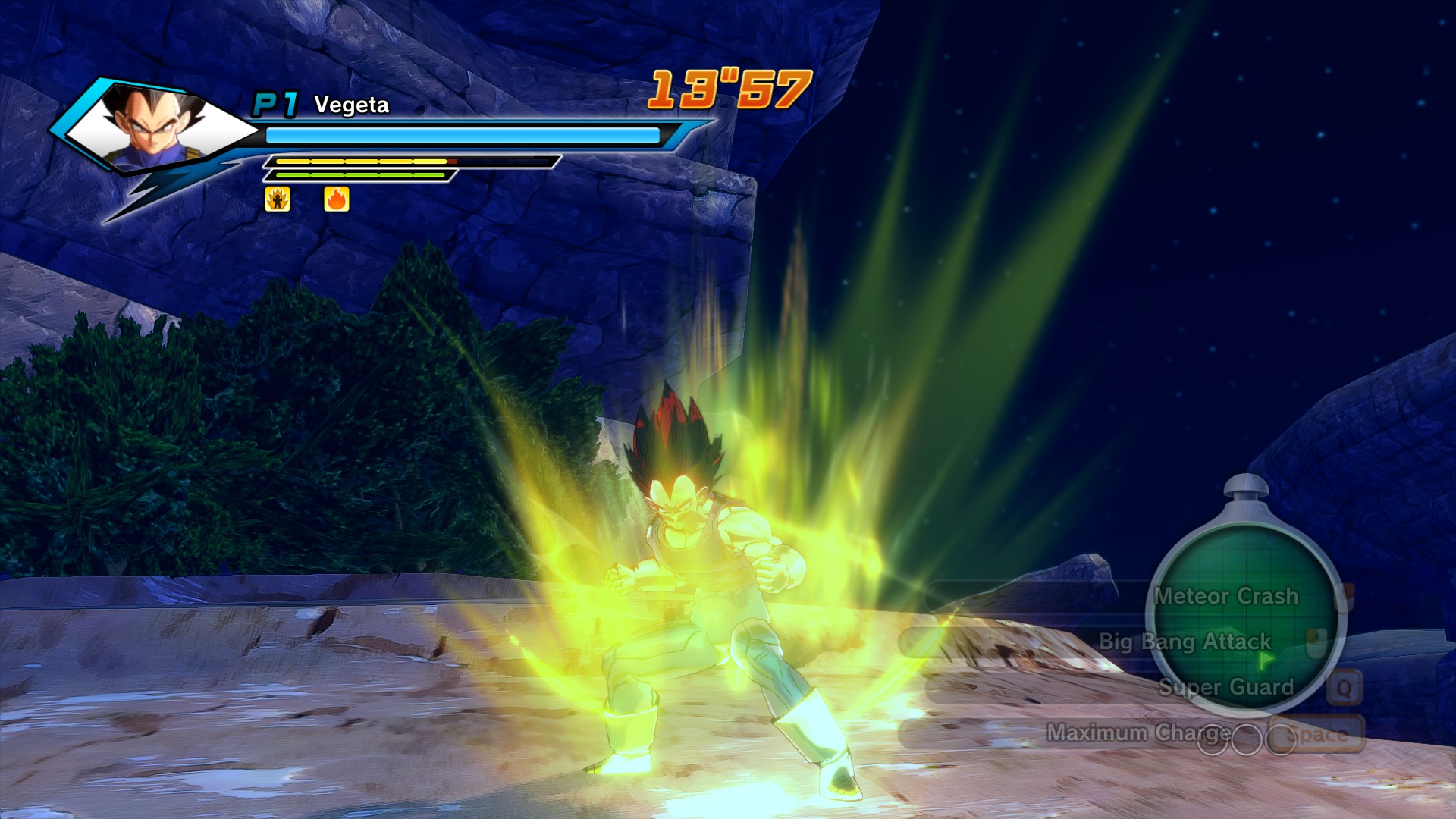 SSBE Vegeta's Final Flash Super for CaCs – Xenoverse Mods