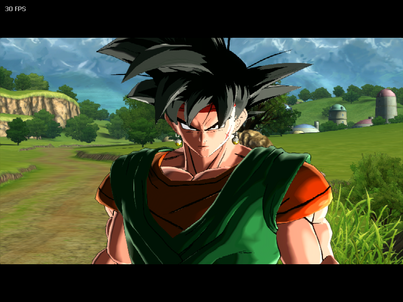 Barku (Goku and Bardock fusion)