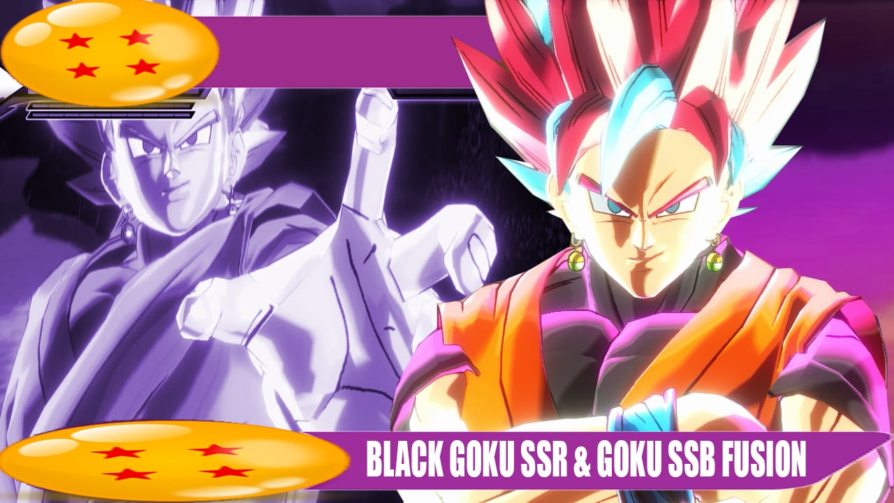 BLACK GOKU SSR & GOKU SSB FUSION DRAGON BALL SUPER