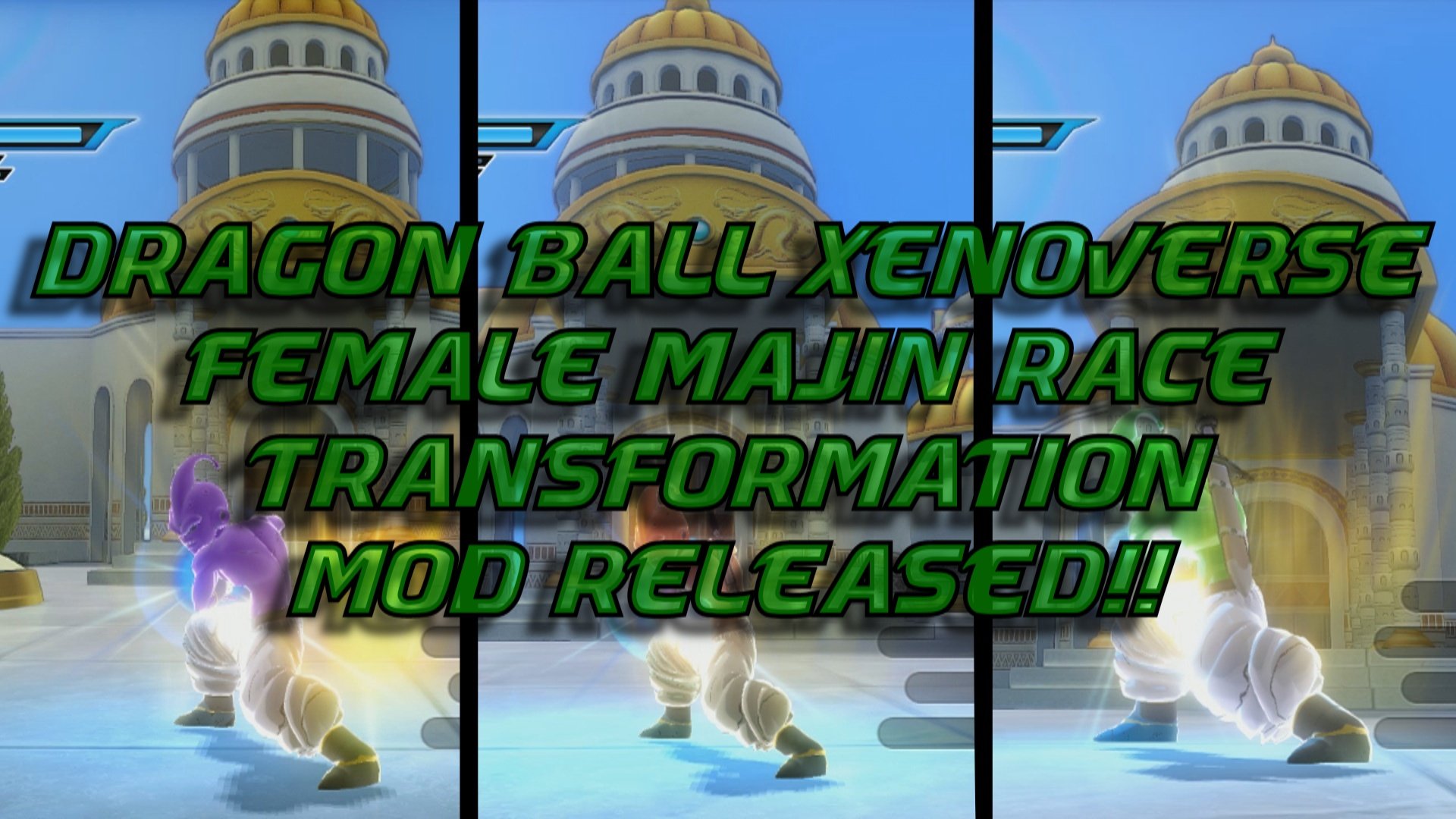 Female Majin Race Transformation Mod (Kid Buu Form)!!