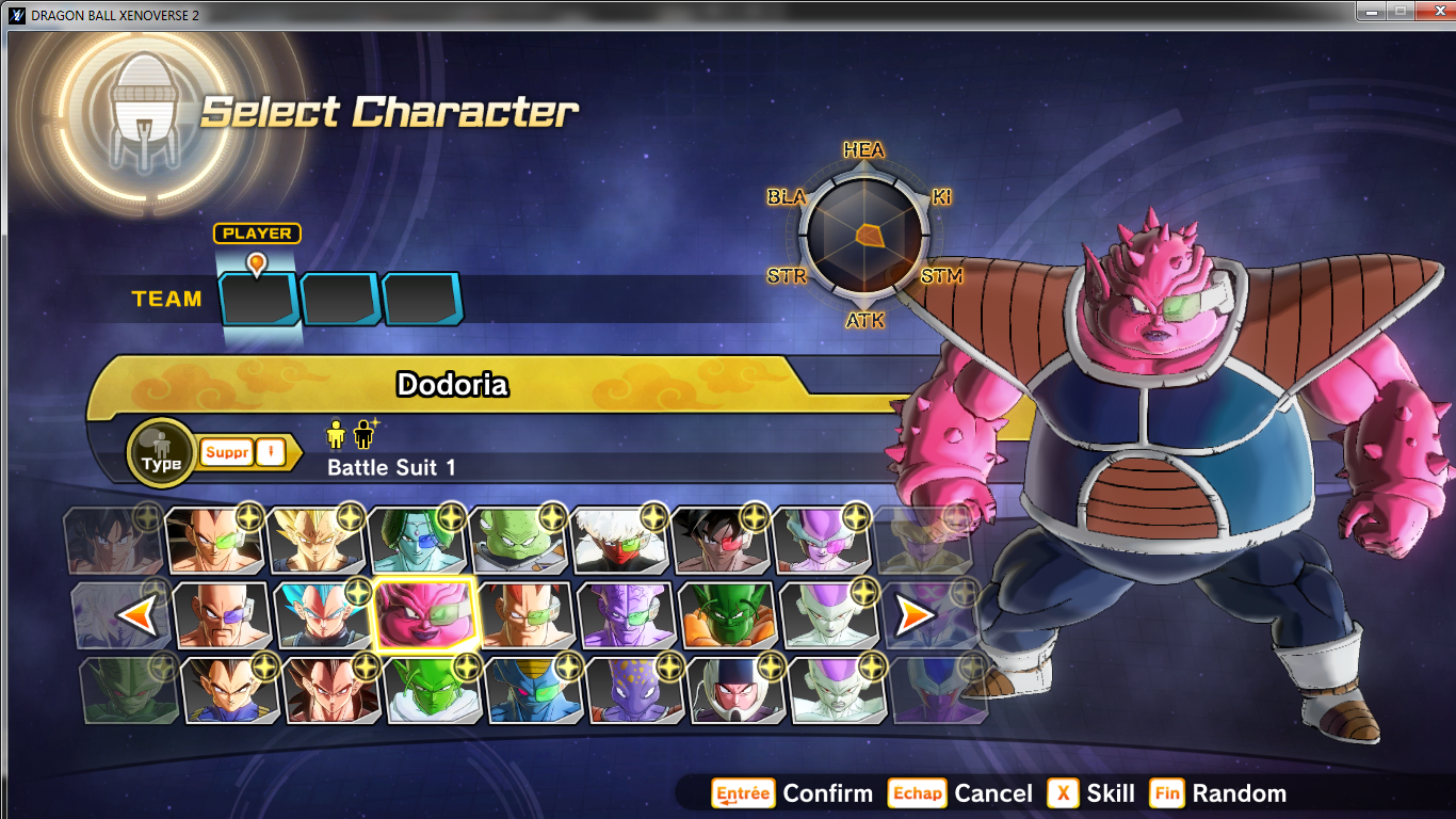 dbz xenoverse 2 all characters