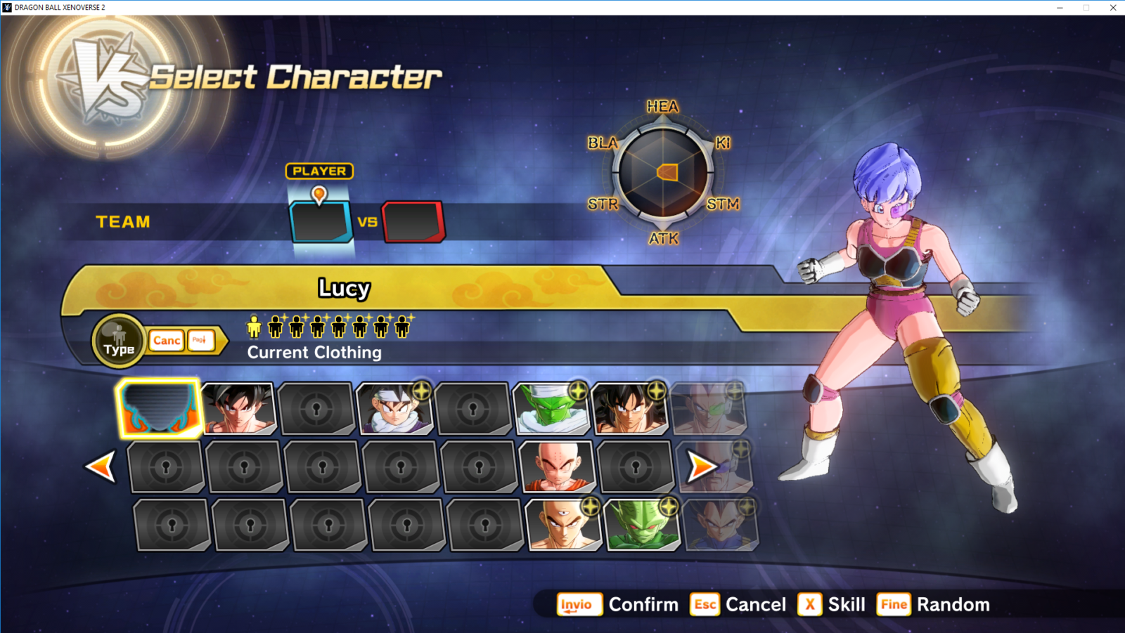 All characters and stages unlocked from the beginning – Xenoverse Mods