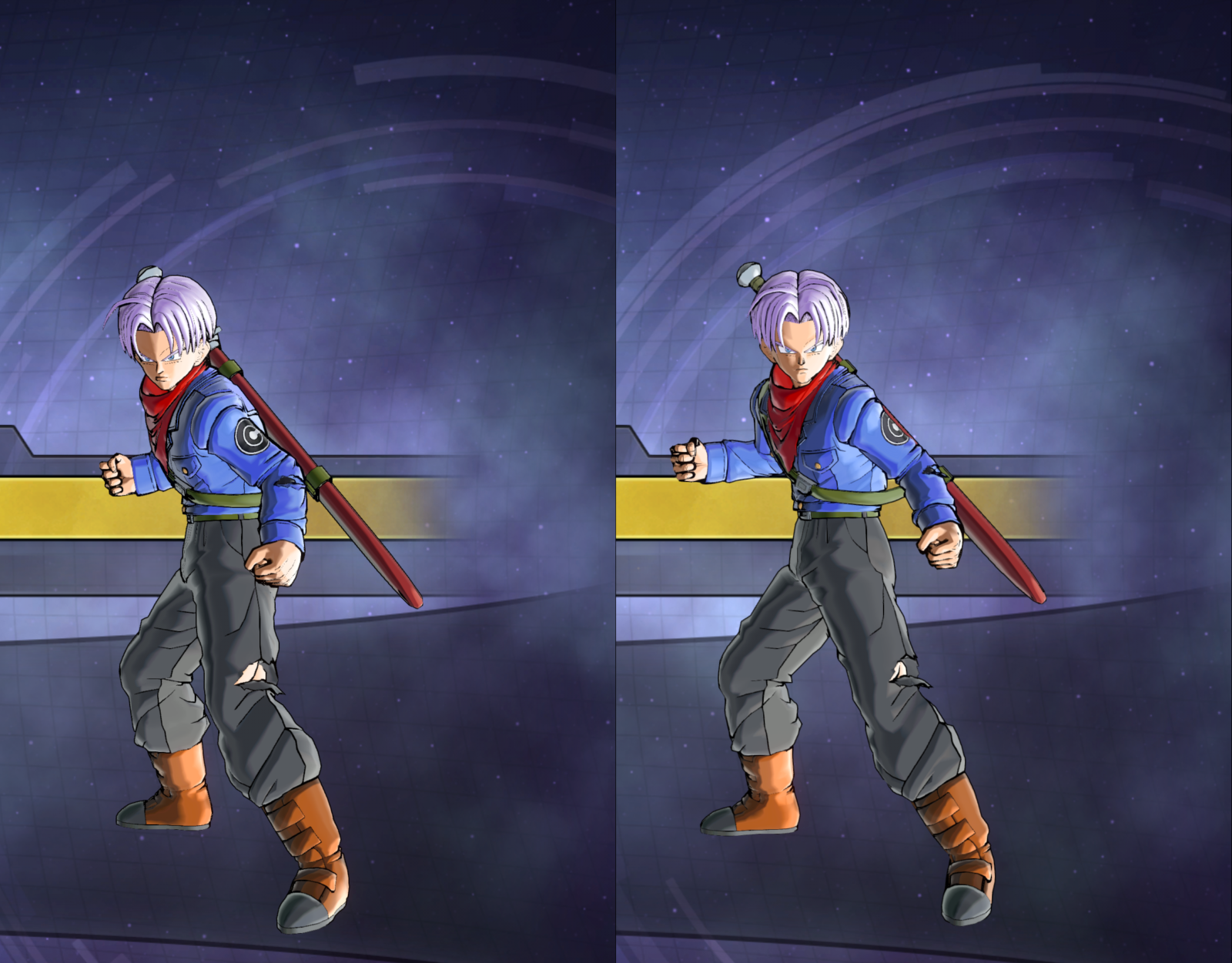 DBS Future Trunks FIXED to Z colors. – Xenoverse Mods