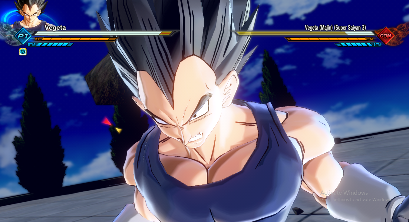 Vegeta (Buu Saga) (Super Saiyan 1 -3) Tranformation /x2m – Xenoverse Mods