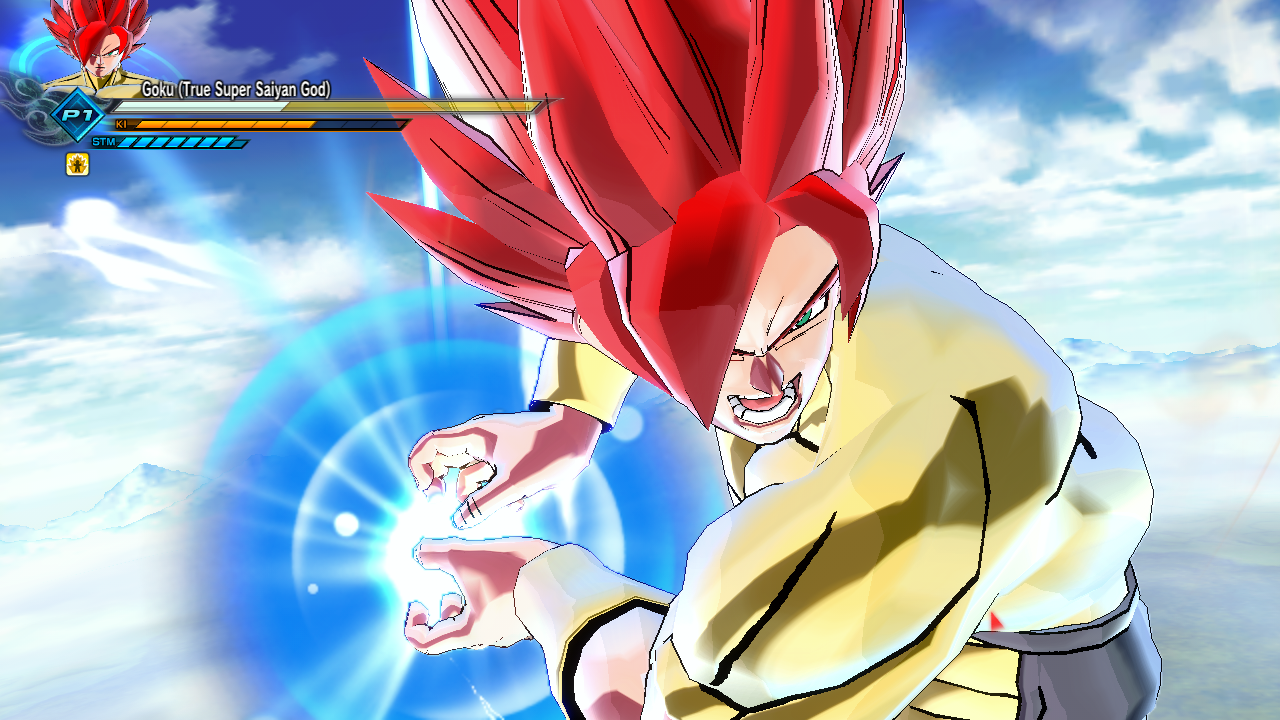 Goku True Super Saiyan God Xenoverse Mods